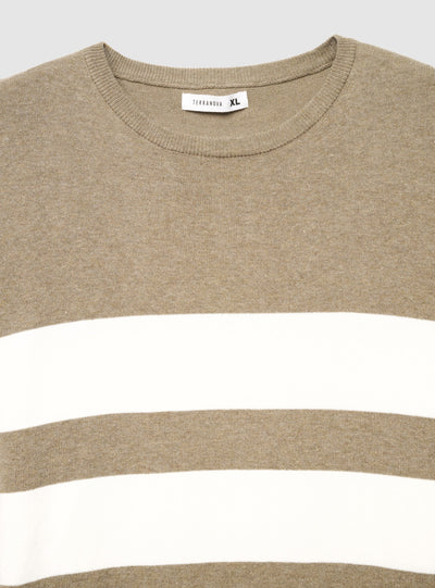 Maglia girocollo a righe