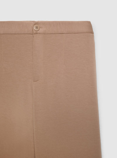 Pantaloni wide leg tinta unita