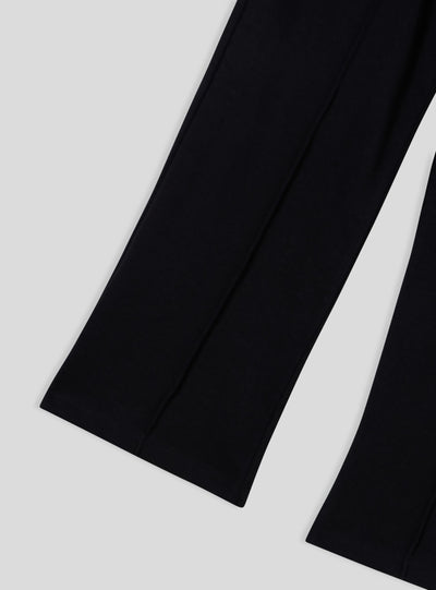 Pantaloni tuta leggeri wide leg con coulisse