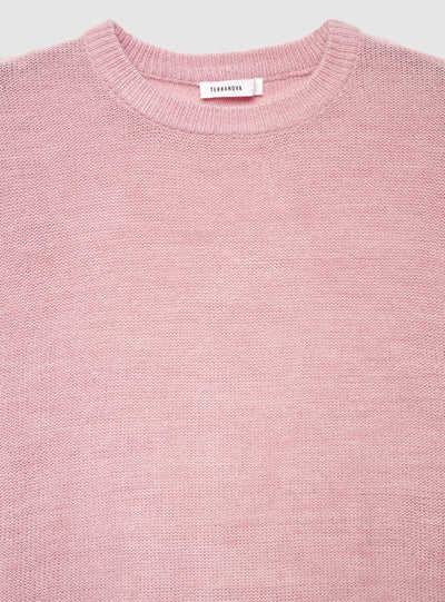 Maglia girocollo a tinta unita