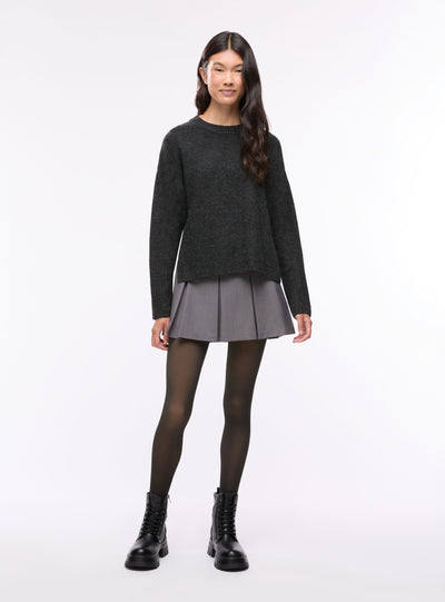 Double-layered nude effect tights