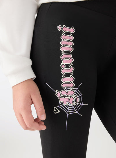Leggings flare da bambina con stampa Kuromi® e scritta