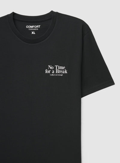 T-shirt con stampa e scritta