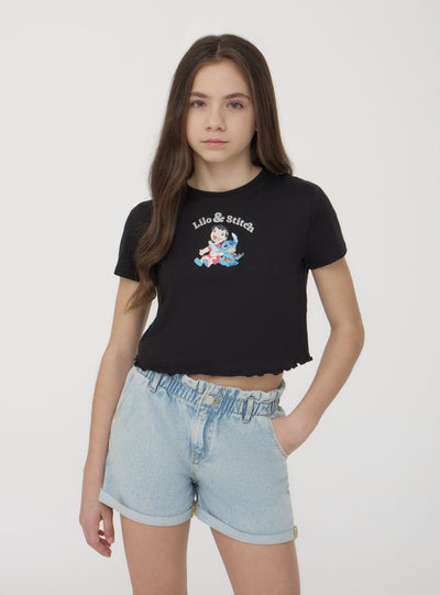 Shorts denim chiari paperbag
