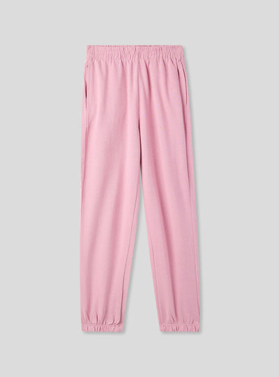 Pantaloni della tuta a vita alta con polsini