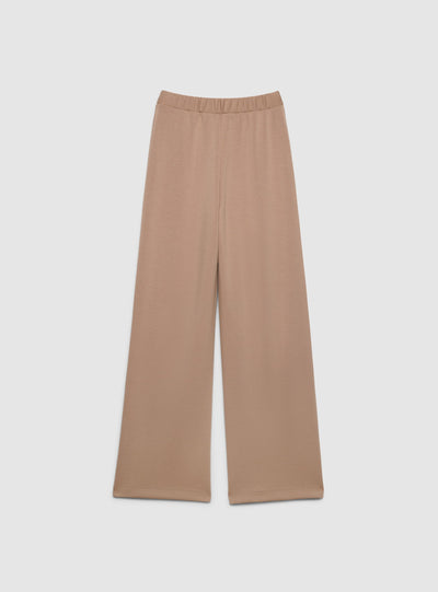 Pantaloni wide leg tinta unita