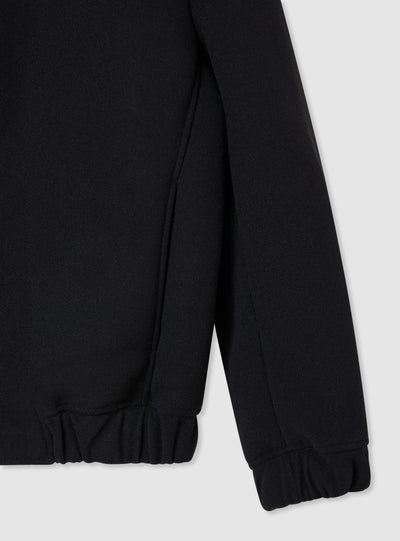 Velour jacket with hood