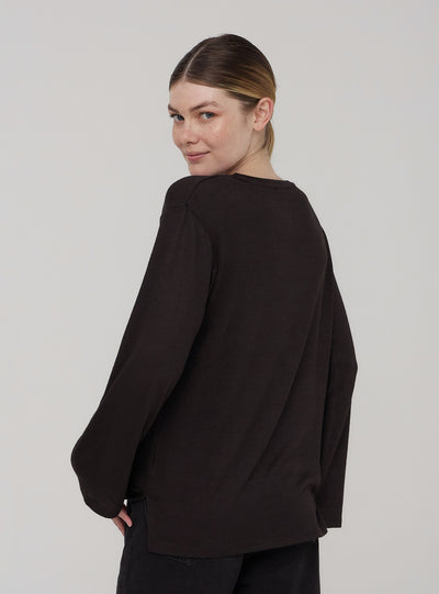 Maglia basic tinta unita