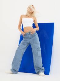 Pantalone Jeans Lungo Donna Terranova