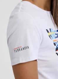 Тениска с къс ръкав Дамско Terranova