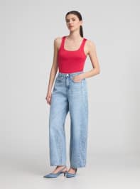 Pantalone Jeans Lungo Donna Terranova