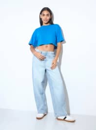 Pantalone Jeans Lungo Donna Terranova