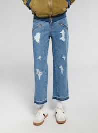 Pantalone Jeans Lungo Donna Terranova