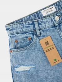 Pantalone Jeans Corto Donna Terranova