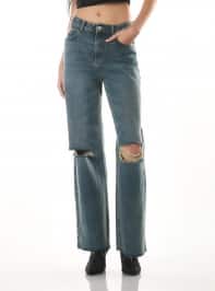 Long pants jeans Woman Terranova