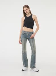 Pantalone Jeans Lungo Dámské Terranova