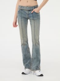 Pantalone Jeans Lungo Dámské Terranova