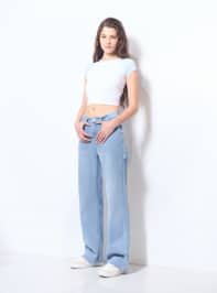 Long pants jeans Woman Terranova