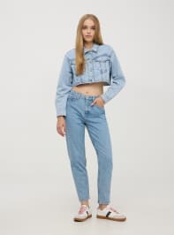 Pantalone Jeans Lungo Damen Terranova