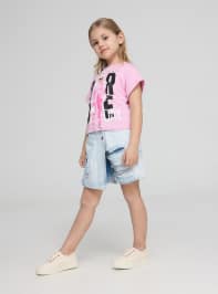 Pantalone Jeans Corto Mädchen Terranova
