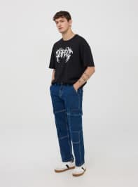 Pantalone Jeans Lungo Pánské Terranova