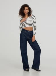Pantalone Jeans Lungo Dámské Terranova