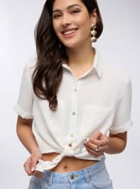 Short-sleeved shirt Woman Terranova