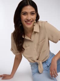 Short-sleeved shirt Woman Terranova