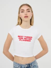 Short-sleeved T-shirt Woman Terranova