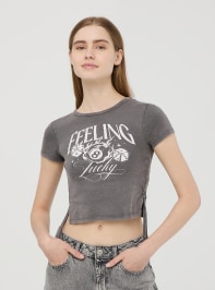 Short-sleeved T-shirt Woman Terranova