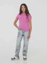 Pantalone Jeans Lungo Dziewczynka Terranova