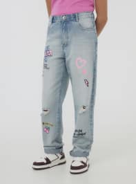 Pantalone Jeans Lungo Dziewczynka Terranova