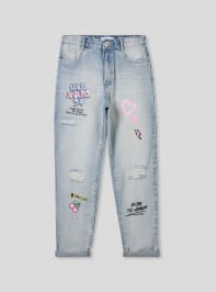 Pantalone Jeans Lungo Dziewczynka Terranova