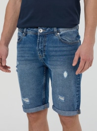 Pantalone Jeans Corto Uomo Terranova