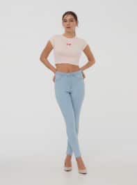 Pantalone Jeans Lungo Donna Terranova