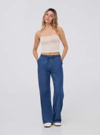 Pantalone Jeans Lungo Damen Terranova
