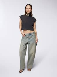 Pantalone Jeans Lungo Donna Terranova