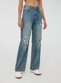 Pantalone Jeans Lungo Damen Terranova