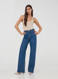 Pantalone Jeans Lungo Donna Terranova