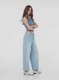 Pantalone Jeans Lungo Damen Terranova