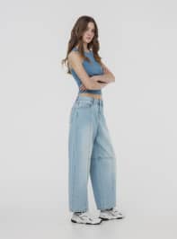 Pantalone Jeans Lungo Damen Terranova