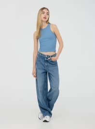 Long pants jeans Woman Terranova