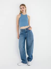 Long pants jeans Woman Terranova