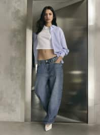 Long pants jeans Woman Terranova