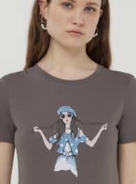 Short-sleeved T-shirt Woman Terranova