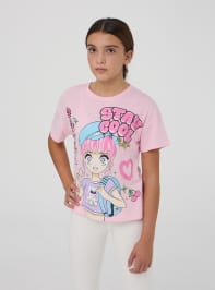 Short-sleeved T-shirt Girls Terranova