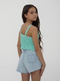 Pantalone Jeans Corto Bambina Kids