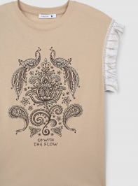 Тениска с къс ръкав Дамско Terranova