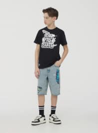 Jeans cortos Niño Terranova