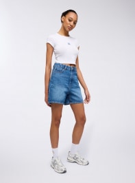 Pantalone Jeans Corto Donna Terranova